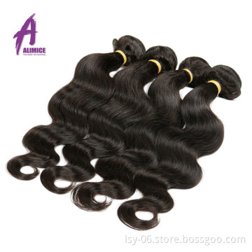 Free Sample Double drawn 100 human hair indian remy Virgin Human hair extension For black women